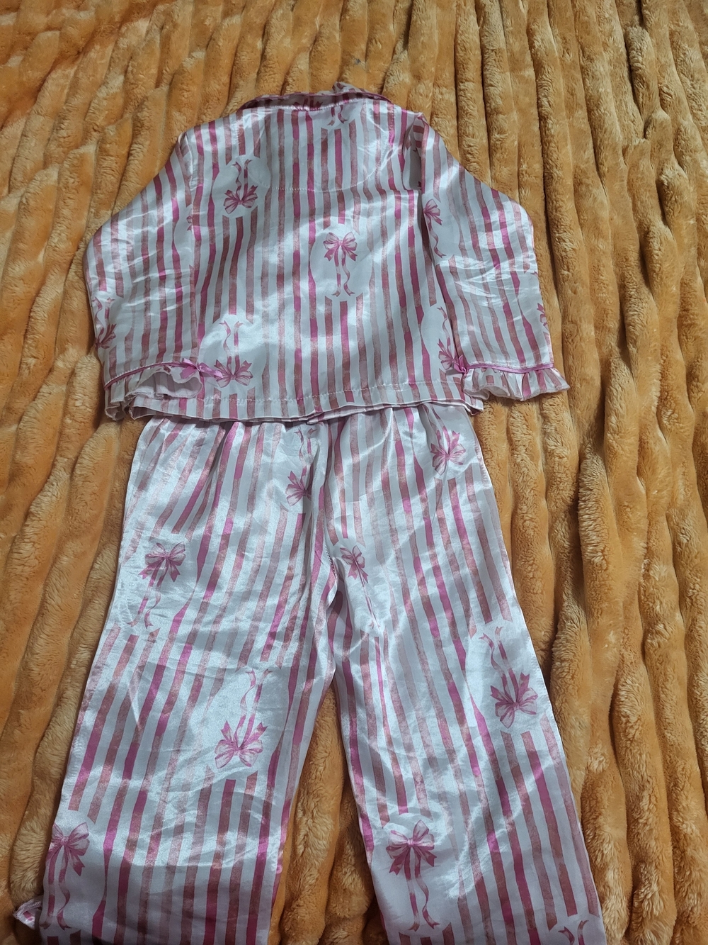 Tahari Striped Floral Girls Pajama Set - Picture 4 of 4